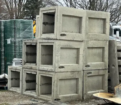 catch basins in a stack