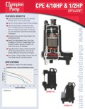 CPE Series Effluent Pump Info