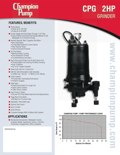 CPG 2HP Grinder Pump Info