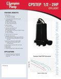 CPSTEP Effluent Pump Info